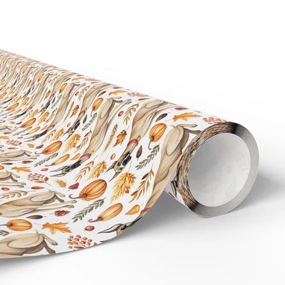 Great Dane Autumn Wrapping Paper — paper roll