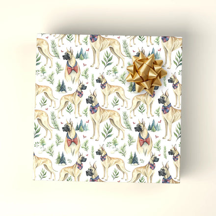 Great Dane Christmas Wrapping Paper