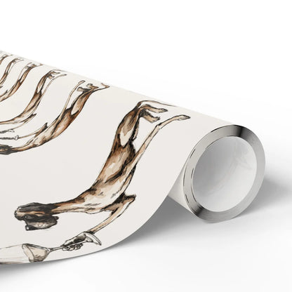 Great Dane Happy Hour Wrapping Paper — paper roll
