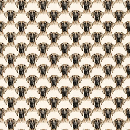 Great Dane Portrait Wrapping Paper — repeating pattern tile