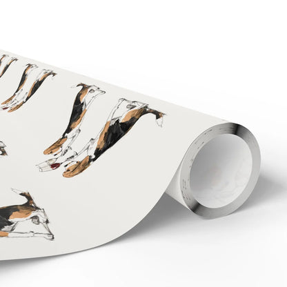 Happy Hour Beagle Wrapping Paper — paper roll
