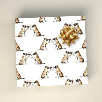 Happy Hour Boxer Wrapping Paper
