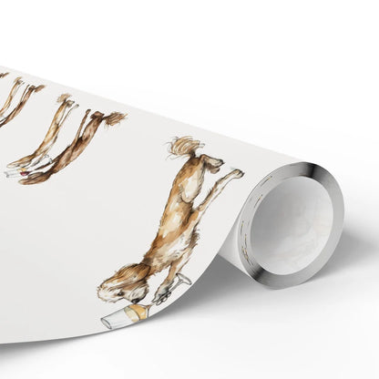 Happy Hour Cavapoo Wrapping Paper — paper roll