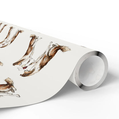 Happy Hour Collie Wrapping Paper — paper roll