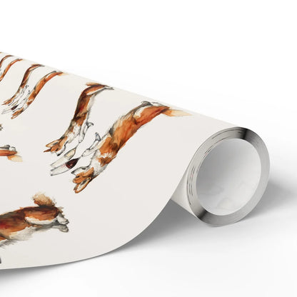 Happy Hour Corgi Wrapping Paper — paper roll