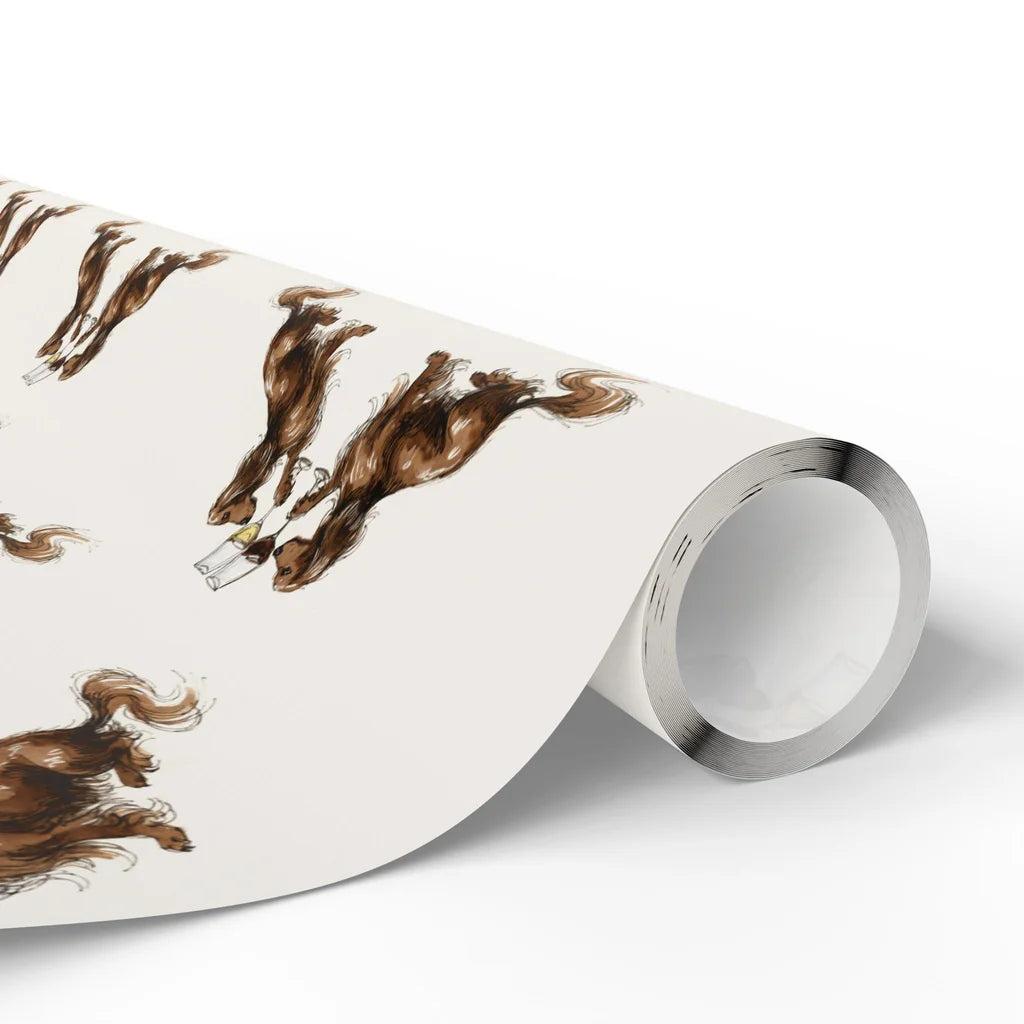 Happy Hour Dachshund Wrapping Paper — paper roll