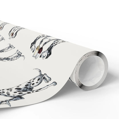 Happy Hour Dalmatian Wrapping Paper — paper roll
