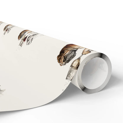 Happy Hour English Bulldog Wrapping Paper — paper roll