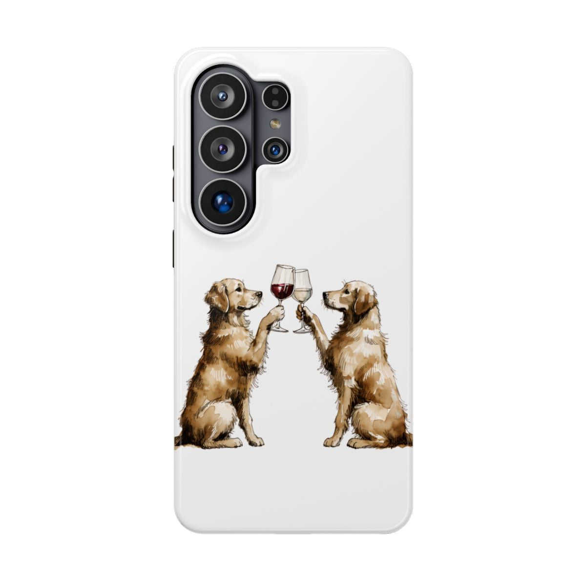 Happy Hour Golden Retriever Phone Case on Samsung Galaxy S26 Ultra