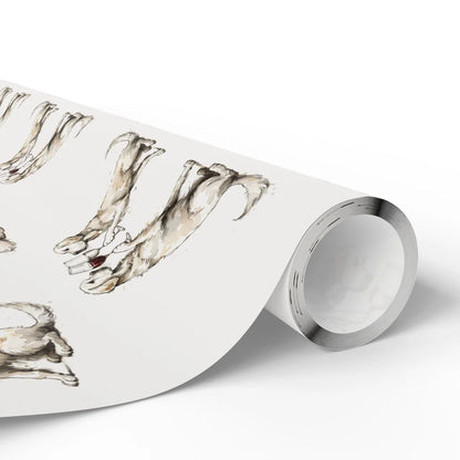 Happy Hour Golden Retriever Wrapping Paper — paper roll