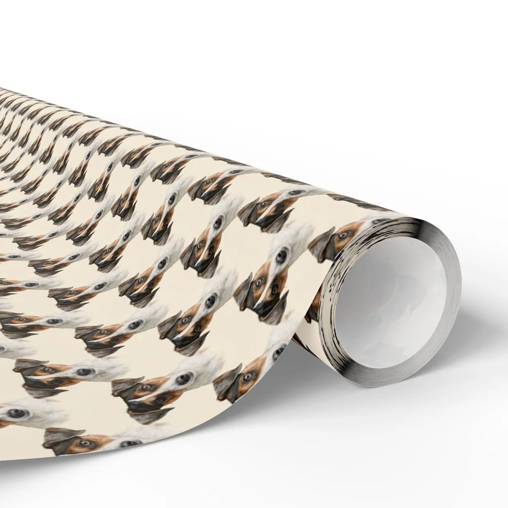 Jack Russell Terrier Portrait Wrapping Paper — paper roll