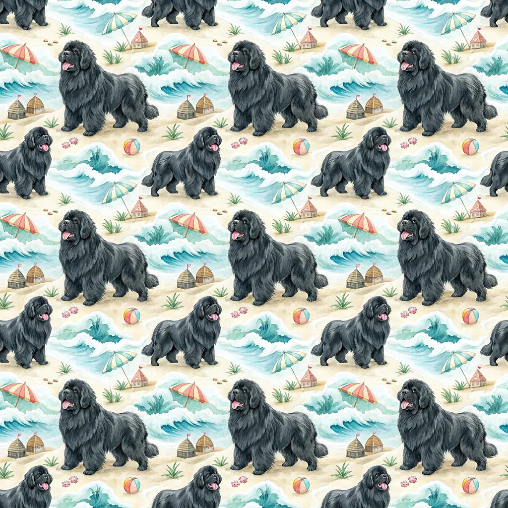 Newfoundland Beach Wrapping Paper — repeating pattern tile