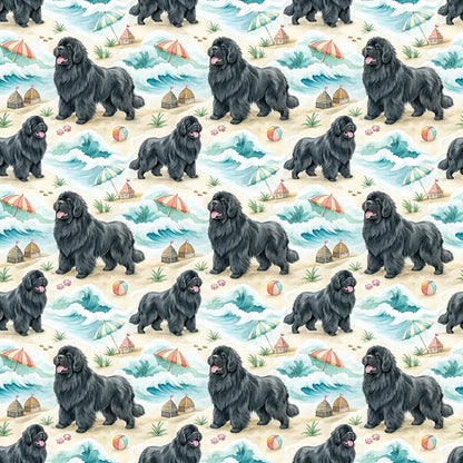 Newfoundland Beach Wrapping Paper — repeating pattern tile