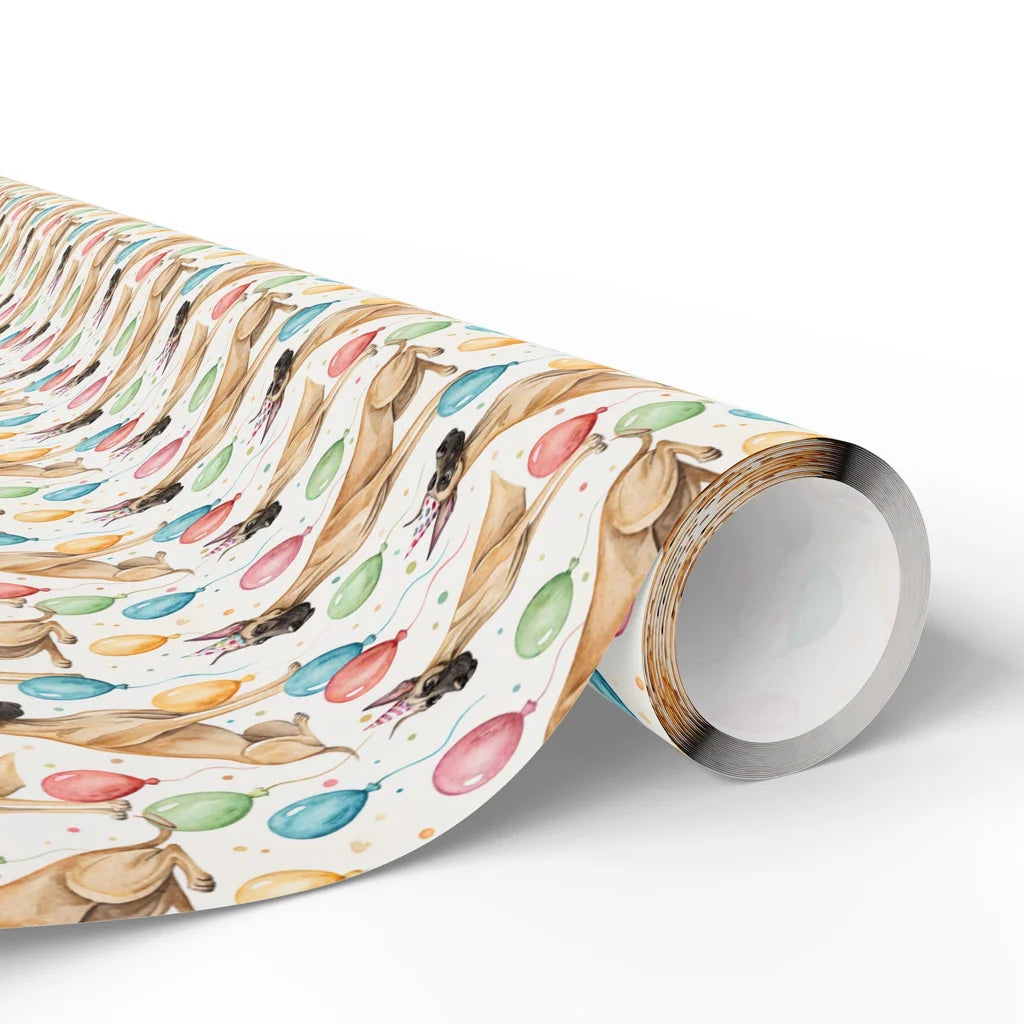 Party Animal: Great Dane Birthday Wrapping Paper — paper roll