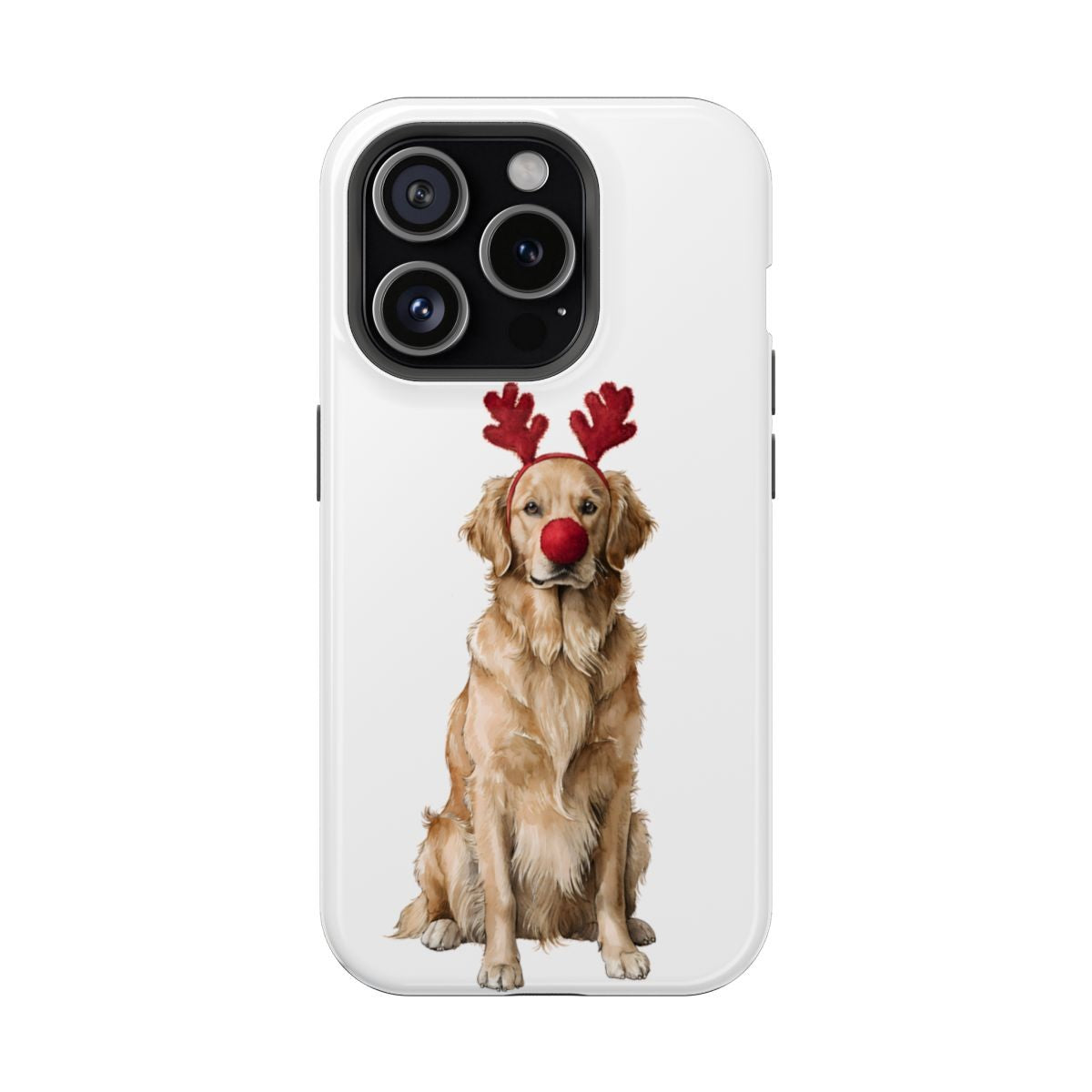 Reindog Golden Retriever Phone Case on iPhone 15 Pro