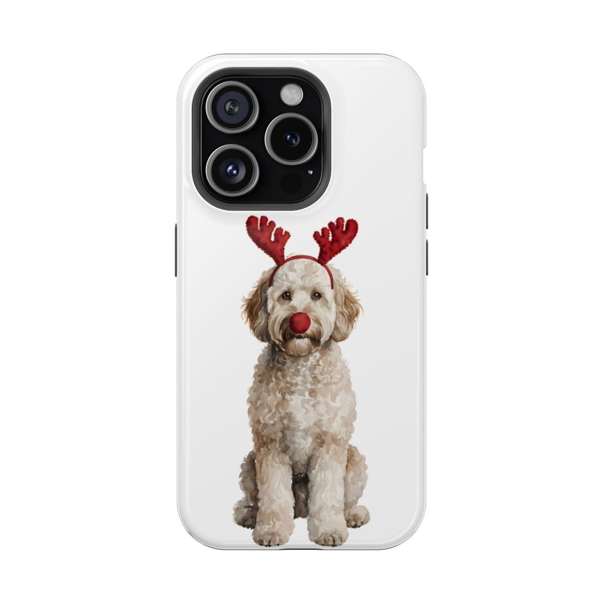 Reindog Goldendoodle Phone Case on iPhone 15 Pro