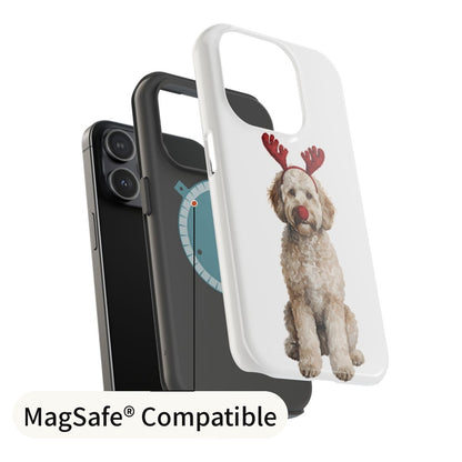 Reindog Goldendoodle Phone Case MagSafe layers
