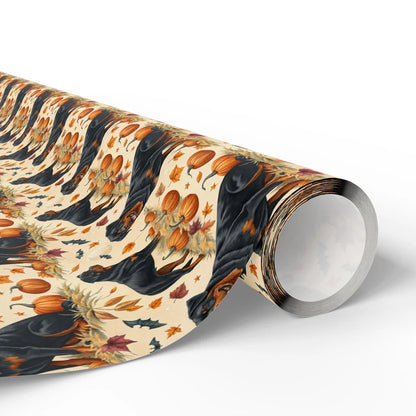 Rottweiler Halloween Wrapping Paper — paper roll