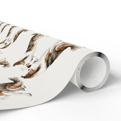 Sheltie Happy Hour Wrapping Paper — paper roll