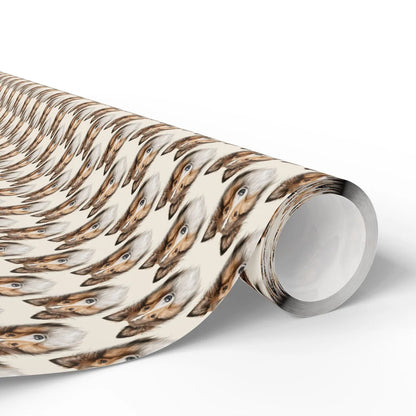 Sheltie Portrait Wrapping Paper — paper roll