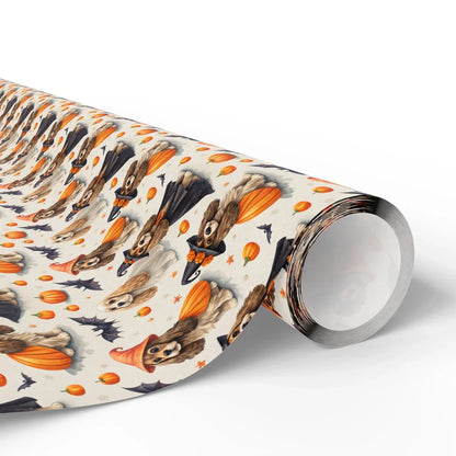 Spooky Cocker Spaniel Halloween Wrapping Paper — paper roll