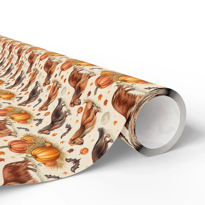 Spooky Dachshund Halloween Wrapping Paper — paper roll