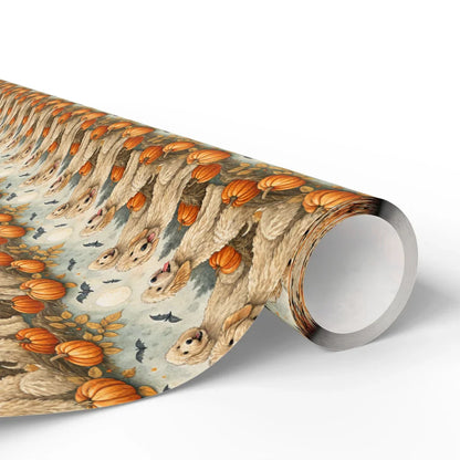 Spooky Doodle Halloween Wrapping Paper — paper roll