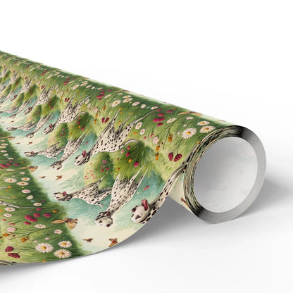 Spotted in the Garden: Dalmatian Wrapping Paper — paper roll