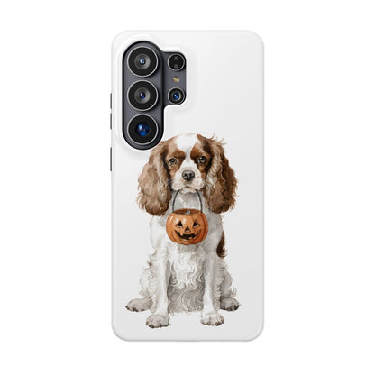 Trick-or-Treat Cavalier King Charles Spaniel Phone Case on Samsung Galaxy S26 Ultra