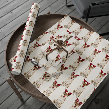 Reindog Shiba Inu Wrapping Paper context-2